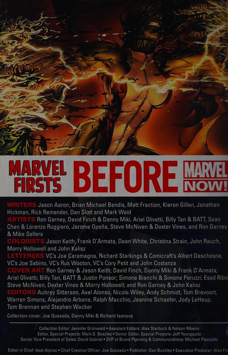Marvel Firsts Before Marvel Now!