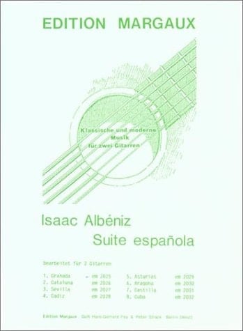 Granada arranged for 2 guitars No. 1 from Suite Espanola