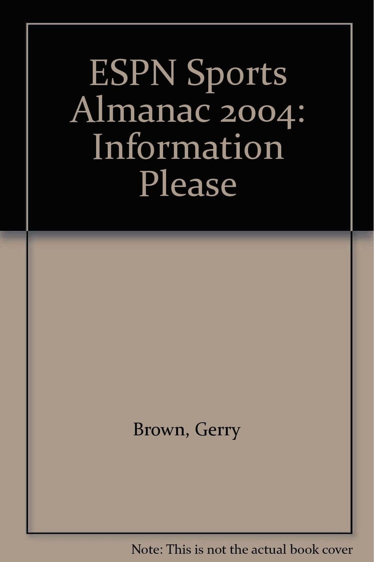 ESPN Sports Almanac 2004 Information Please