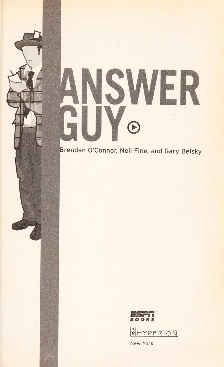Espn the Magazine Presents Answer Guy Proprietary Edition
