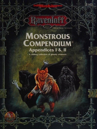 Ravenloft Monstrous Compendium Appendix 1 and 2