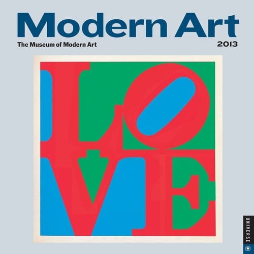 Modern Art 2013 Mini Wall Calendar
