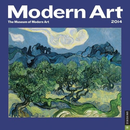 Modern Art 2014 Mini Wall Calendar