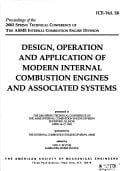 Proceedings of the 2002 Spring Technical Conference of the ASME Internal Combustion Engine Division Design, Operation and Application of Modern Internal Combustion Engines and Associated Systems : Presented at the 2002 Spring Technical Conference of the ASME Internal Combustion Engine Division, Rockford, Illinois, April 14-17, 2002