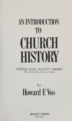 An Introduction to Church History