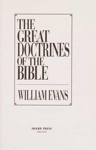 The Great Doctrines of the Bible