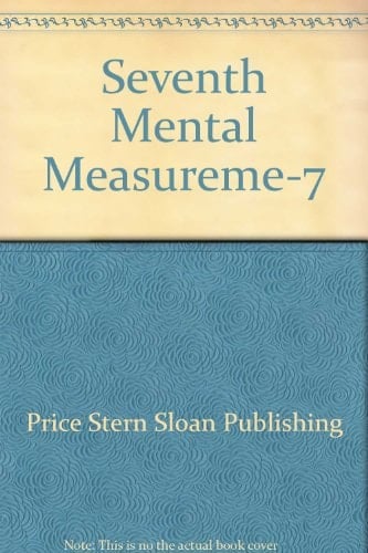 The Seventh Mental Measurements Yearbook