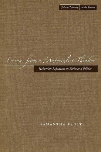 Lessons from a materialist thinker: hobbesian reflections on ethics and politics