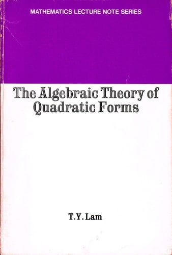 The Algebraic Theory of Quadratic Forms