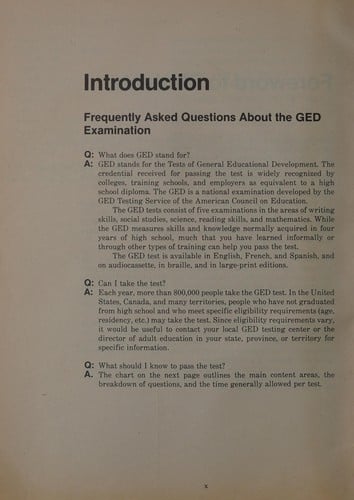 Contemporary's new GED: How to prepare for the high school equivalency examination