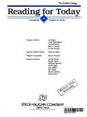 Reading for Today A Sequential Program for Adults Teacher's Edition