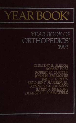 The Year Book of Orthopedics, 1993