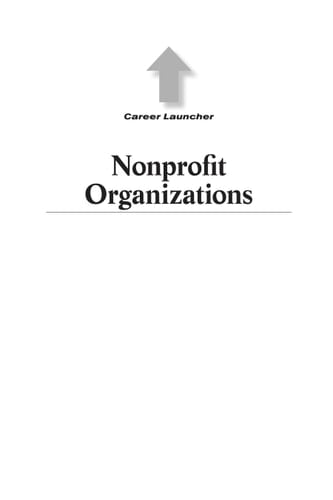 Non-profit Organizations (Career Launcher)