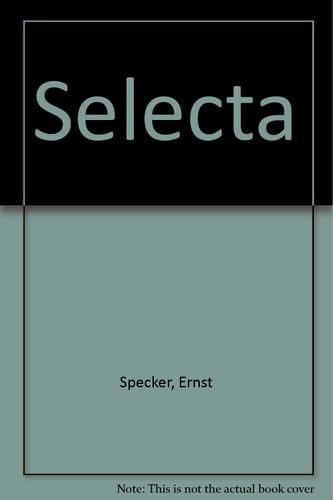 Ernst Specker Selecta