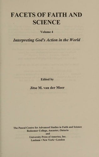 Facets of Faith and Science: Vol. I: Historiography and Modes of Interaction (Facets of Faith & Science)