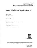 Laser Diodes and Applications II