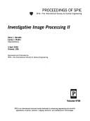 Investigative Image Processing II 4 April 2002, Orlando, USA