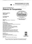 Second Conference on Photonics for Transportation 15-19 October 2001, Sochy, Russia