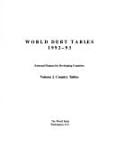 World Debt Tables, 1992-93, Vols. 1-2 External Finance for Developing Countries