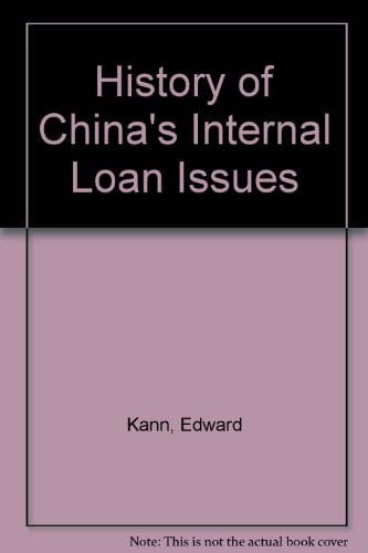 HIST CHINAS INTERNAL LOAN (The Modern Chinese economy)