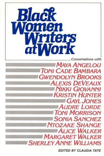 Black women writers at work