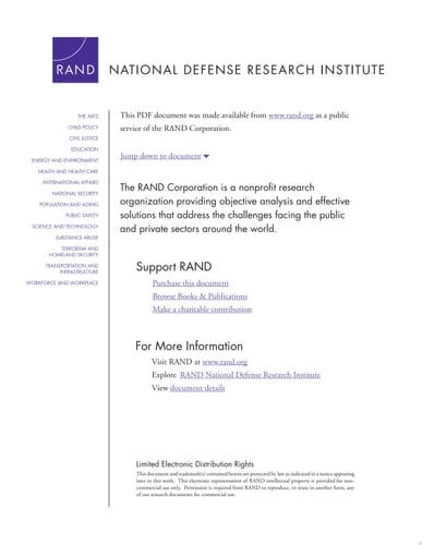 Measuring the Statutory and Regulatory Constraints on DoD Acquisition: Research Design for an Empirical Study