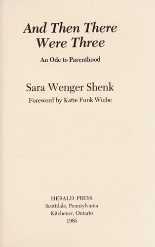 And Then There Were Three: An Ode to Parenthood