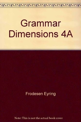 Grammar Dimensions Form, Meaning, and Use