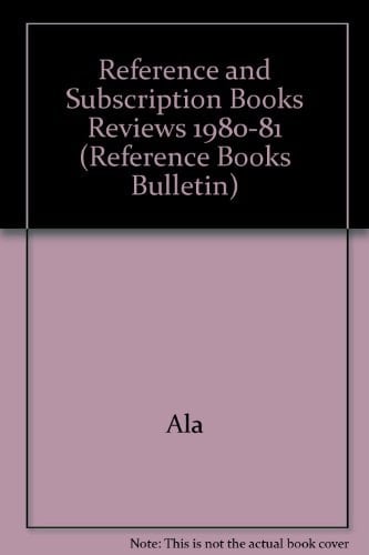 Reference and Subscription Books Reviews
