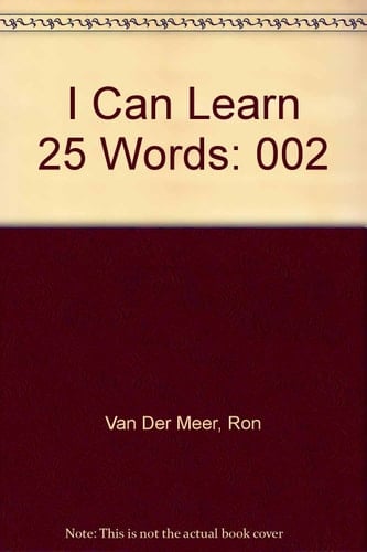 I Can Learn Twenty-Five Words