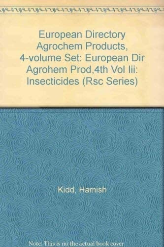 European Directory of Agrochemical Products Insecticides