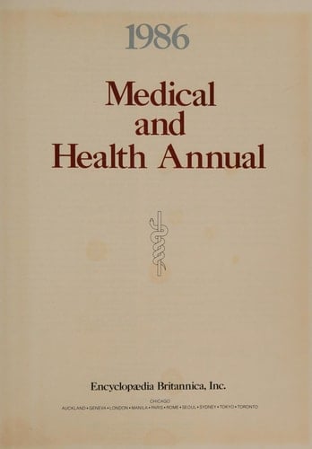 Medical and Health Annual 1986