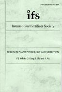 Boron in Plant Physiology and Nutrition
