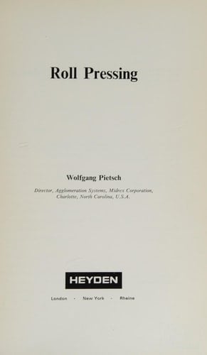 Roll Pressing