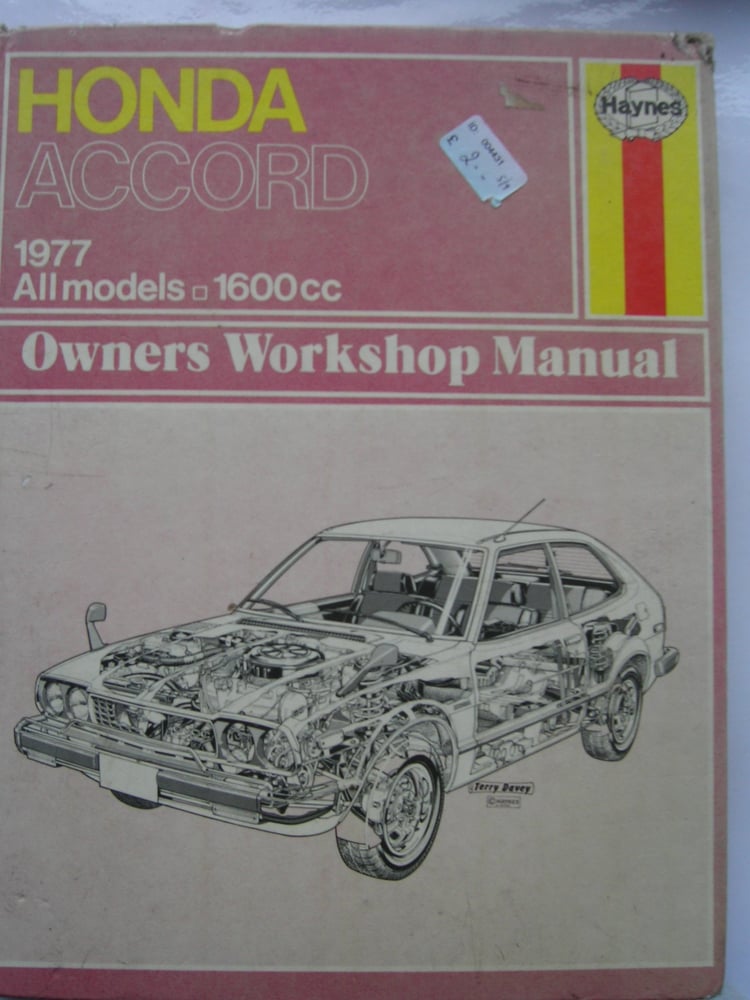 Honda Accord Owners Workshop Manual