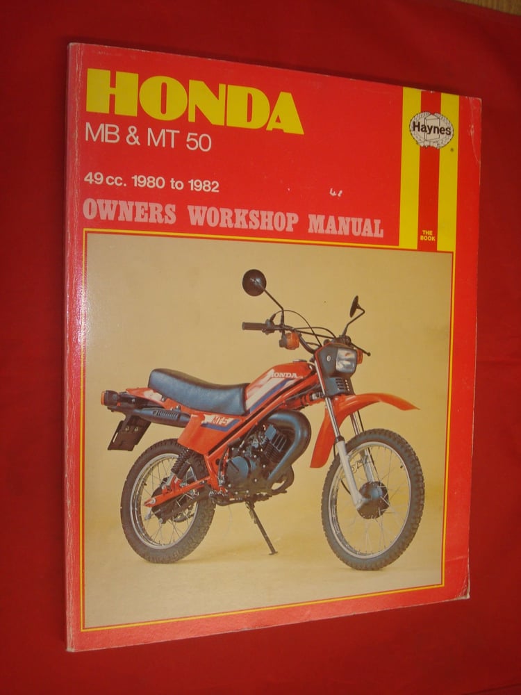 Honda MB & MT50 Owners Workshop Manual
