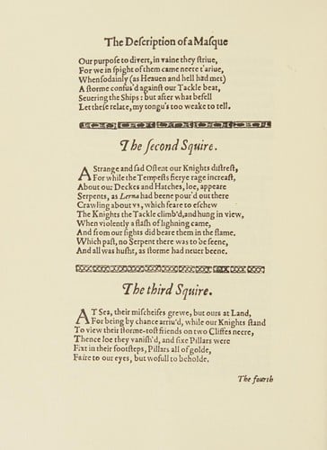 Description of a Maske Presented at the Marriage of the Earle of Somerset (Scolar Press facsimiles. General series)