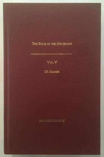 Book of the Discipline (Sacred Books of the Buddhists)