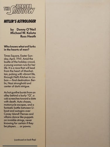 The 1941 Shadow Hitler's Astrologer