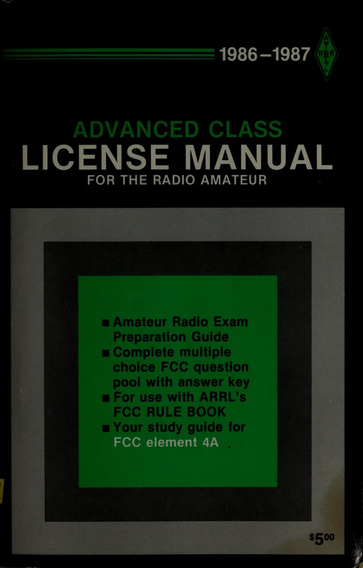 Arrl Advanced License Manual