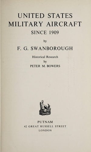 United States Military Aircraft Since 1909