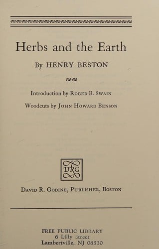 Herbs and the Earth