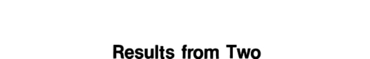 Results from Two National Surveys of Philanthropic Activity
