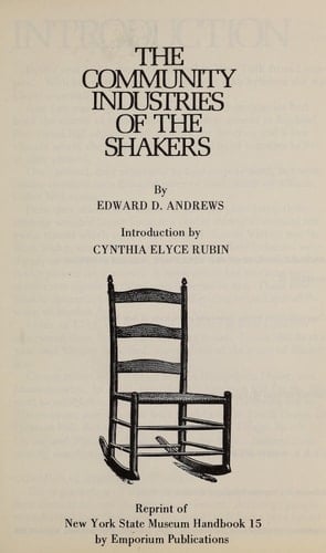 The Community Industries of the Shakers