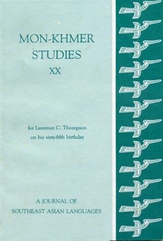 Mon-Khmer Studies A Journal of Southeast Asian Languages