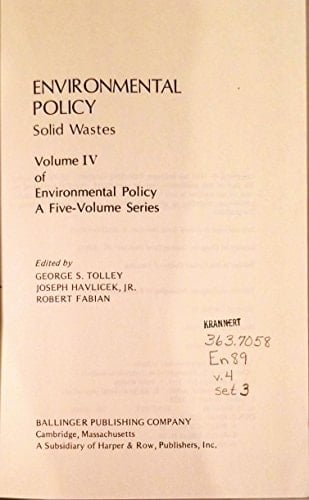 Environmental Policy