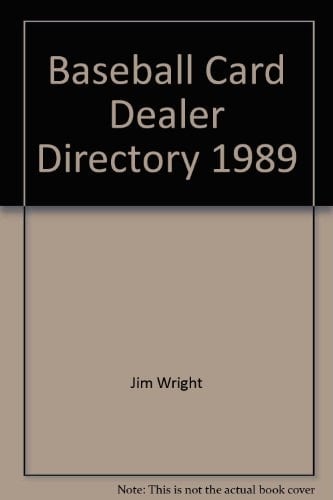 Baseball Card Dealer Directory, 1989