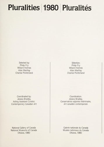 Pluralities, 1980