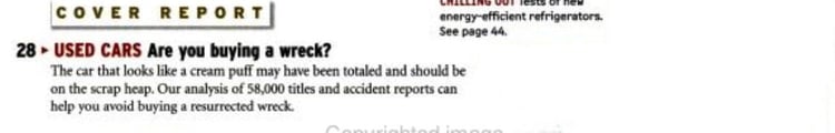Consumer Reports 2002