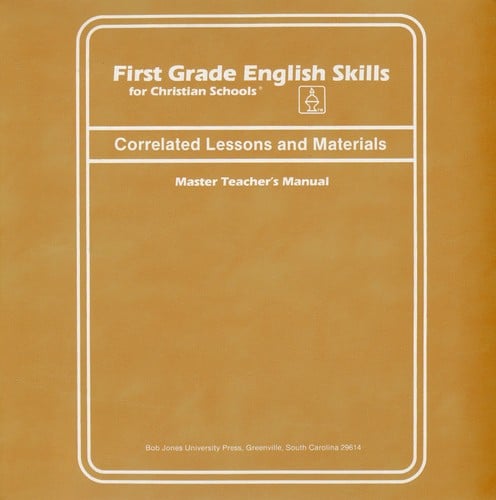 First Grade English Skills for Christian Schools